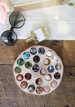 Load image into Gallery viewer, Birch Essential Oil Wood Slice Organizer