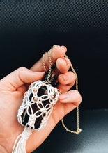 Load image into Gallery viewer, Mini Macrame Hanging Car Diffuser