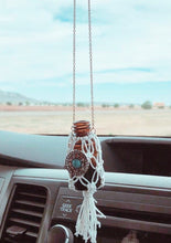 Load image into Gallery viewer, Mini Macrame Hanging Car Diffuser
