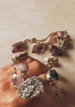 Load image into Gallery viewer, Natural Crystal Quartz Diffusing Rings