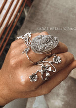 Load image into Gallery viewer, Natural Crystal Quartz Diffusing Rings