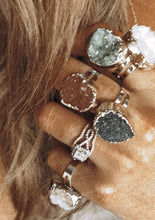Load image into Gallery viewer, Natural Crystal Quartz Diffusing Rings