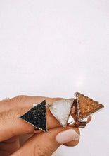 Load image into Gallery viewer, Natural Crystal Quartz Diffusing Rings