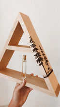 Load image into Gallery viewer, Forest Tree Laser Engraved Triangle Shelf