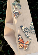 Load image into Gallery viewer, 3-D Butterfly Shelf with Gold Detail