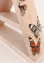 Load image into Gallery viewer, 3-D Butterfly Shelf with Gold Detail