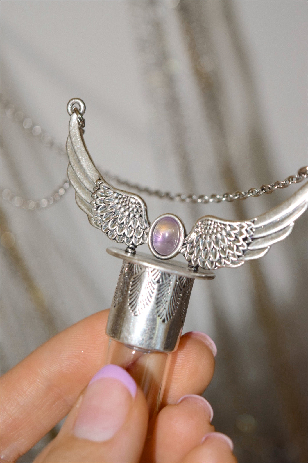 Roots And Wings Rollerball Necklace